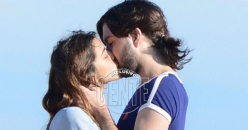 Calu Rivero: en la playa y a los arrumacos con un reconocido músico