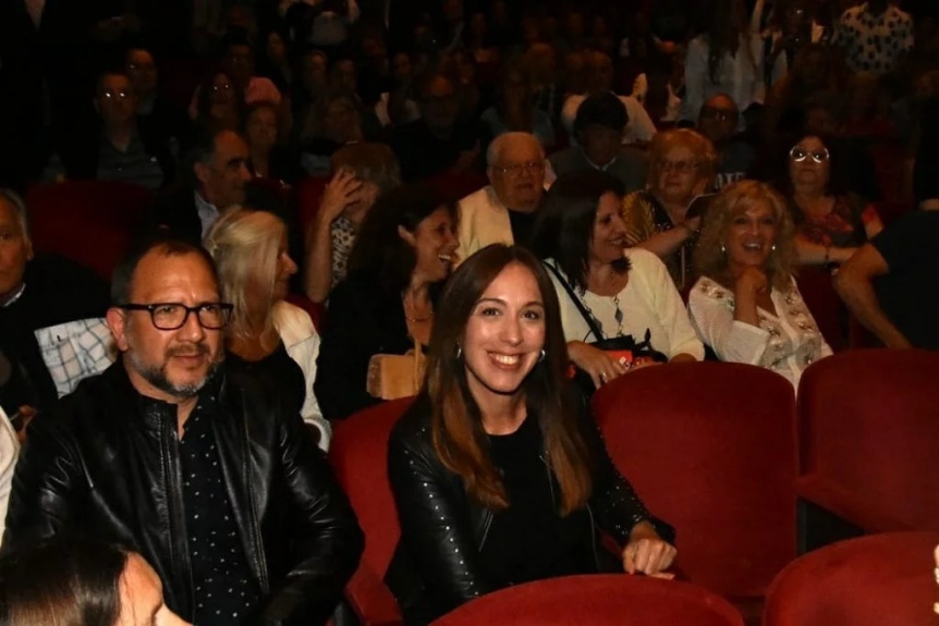 En su última semana de vacaciones, Vidal fue a ver el debut de Les Luthiers