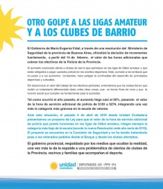 El kirchnerismo denunció otro golpe a los clubes de barrios