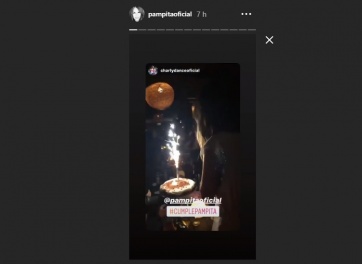 Pampita desafió a la suerte y celebró su cumpleaños por adelantado