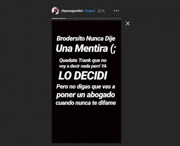 La chicana de Chyno Agostini a Fede Bal