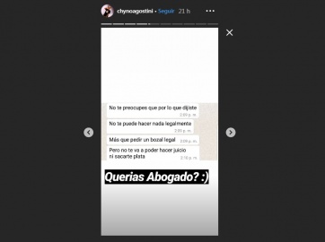 La chicana de Chyno Agostini a Fede Bal