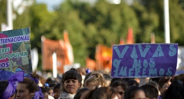 Manifestaciones y marchas en todo el país por el Día Internacional de la Mujer