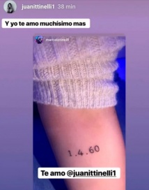 Pasión hereditaria: Juanita Tinelli se hizo sus primeros tres tatuajes