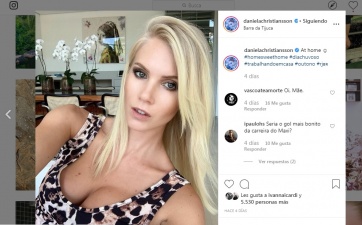 Ivana Icardi y un guiño a la actual de Maxi López