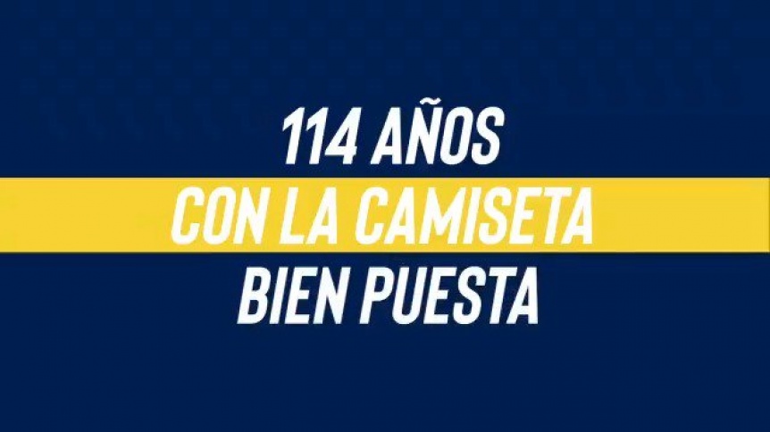 En el marco de su aniversario, Boca Juniors invita a sus hinchas a salir con la camiseta