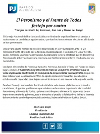 4 a 0, el peronismo festeja la goleada del Día del Padre